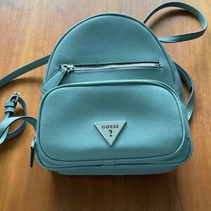 GUESS Small Backpack with Silver Accents